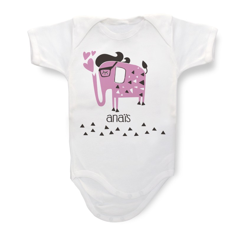 Body Bebe Personnalise Elephant Tetinemania