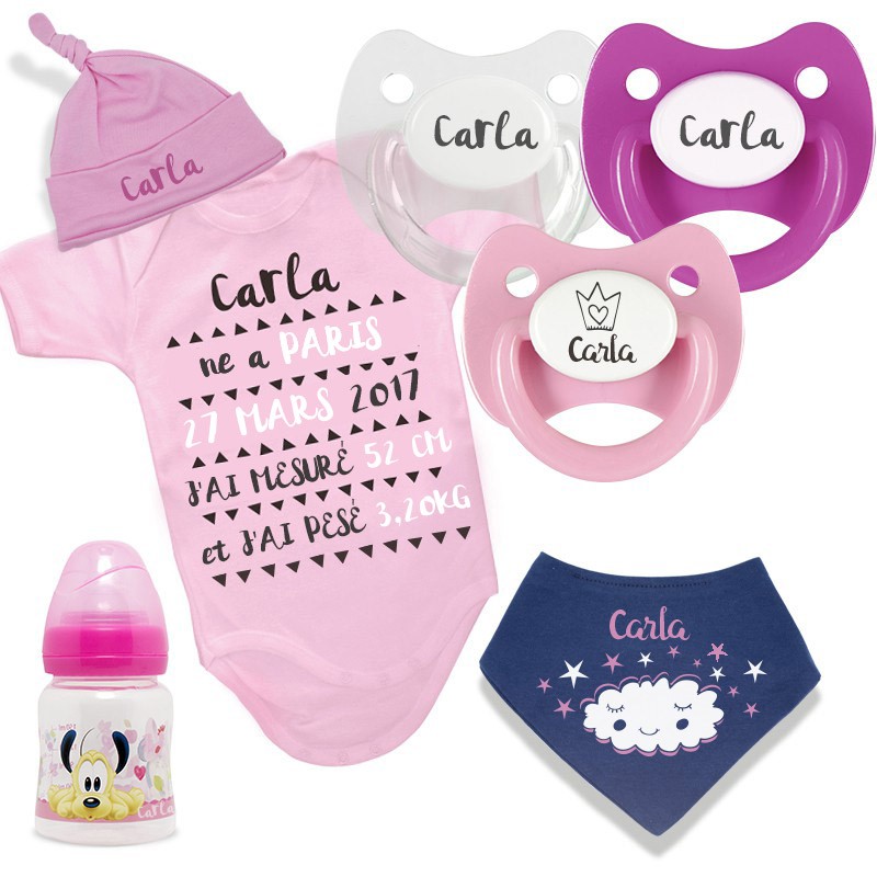 Pack Body Bebe Souvenir De Naissance Tetinemania